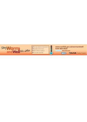 Warm and well e-mail/web banner