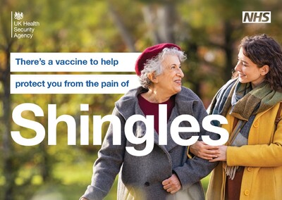 There's a vaccine to help protect you from the pain of shingles (postcard)