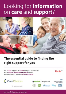Looking for information on care and support? (A4 poster)