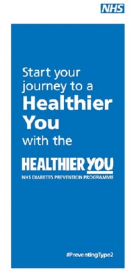 Start your journey to a healthier you - NHS diabetes prevention programme