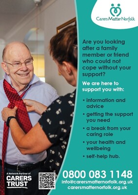 Carers Matter Norfolk (generic A4 poster)