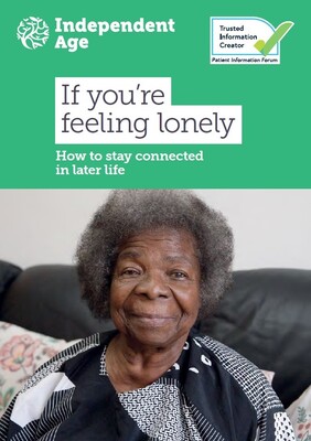 If you're feeling lonely - how to stay connected in older age (booklet)