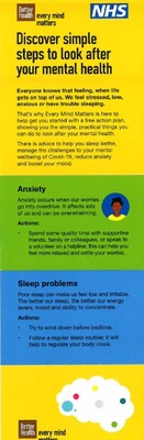 Discover simple steps to look after your mental health (conversation starter)