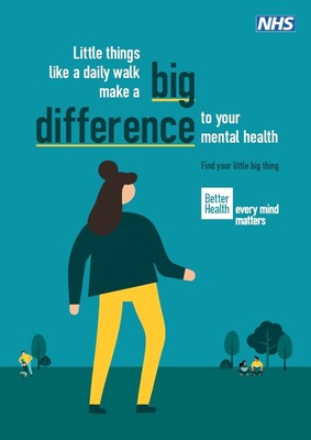 Find your little big thing - walk (A4 poster)