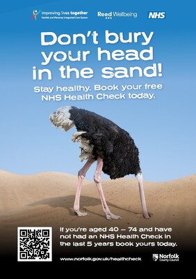 Don't bury your head in the sand! (A4 poster)