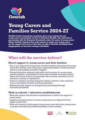 Young Carers and Families Service 2024-2027 (factsheet)