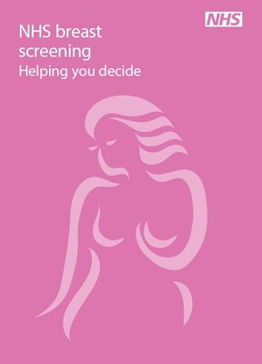 NHS breast screening - helping you decide (A5 booklet)