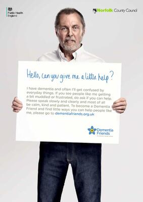 Dementia Friends: Hello, can you give me a little help? (man, A4)