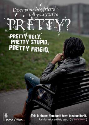 Does your boyfriend tell you you're pretty? (postcard)