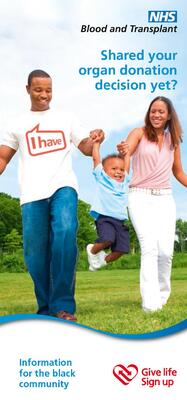 Shared your organ donation decision yet? Information for the black community
