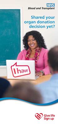 Shared your organ donation decision yet? (teacher)