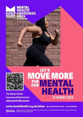 Let's move more for our mental health (A4 poster)