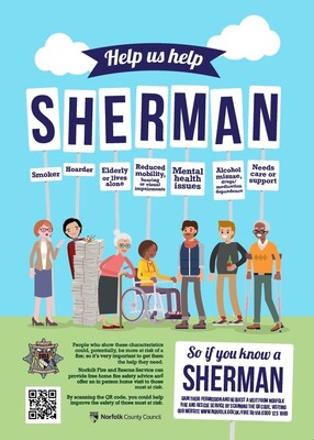 Help us help SHERMAN (flyer)