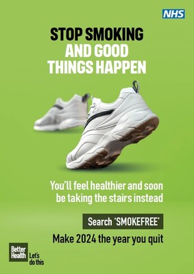 Stop smoking and good things happen - exercise (A4 poster)