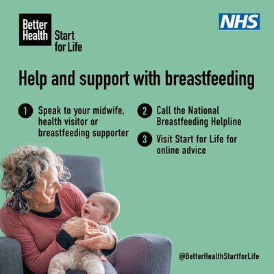 Help and support with breastfeeding (static)