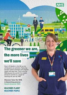The greener we are, the more lives we'll save (A4 poster)