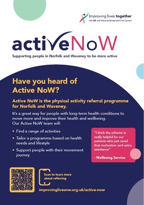Active Now - healthcare professionals (flyer)