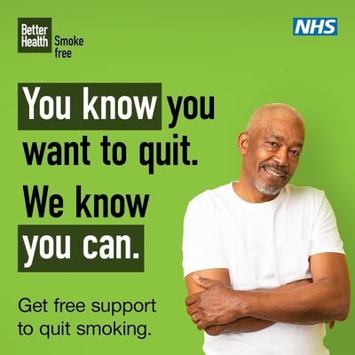 You know you want to quit. We know you can (green social static)