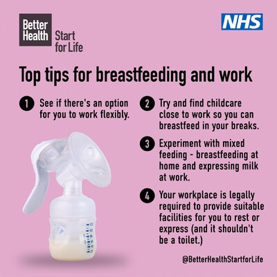 Top tips for breastfeeding and work (static)