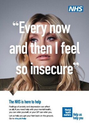 Every now and then I feel insecure (A4 poster)