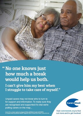 No one knows just how much a break would help us both (A4 poster)