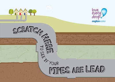 Scratch here to see if your pipes are lead