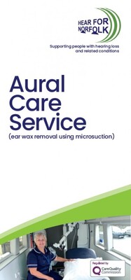 Aural Care Service - ear wax removal (leaflet)