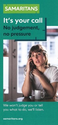 It's your call, no judgement, no pressure (leaflet)