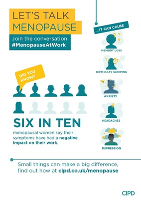 Let's talk menopause (A4 poster)