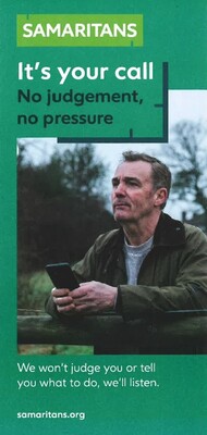 It's your call, no judgment, no pressure - man (leaflet)