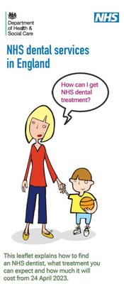 NHS dental services in England (leaflet)
