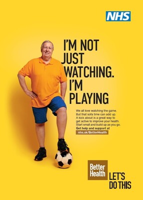 I'm not just watching, I'm playing (A4 poster)