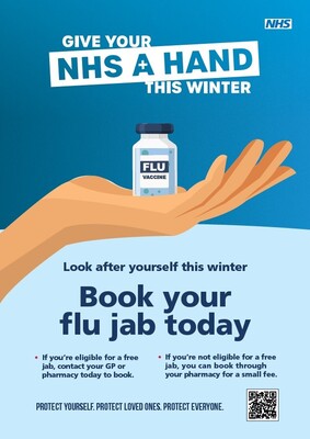 Give your NHS a hand this winter - Flu 2 (A4 poster)