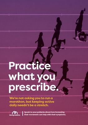 Practice what you prescribe (A4 poster)