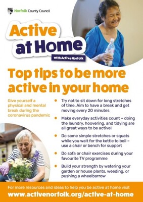 Active at home (A5 flyer)
