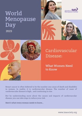 World Menopause Day 2023 - cardiovascular disease (leaflet)