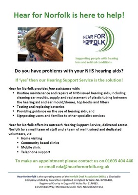 Here for Norfolk is here to help? (A4 poster)