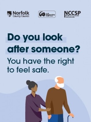 Do you look after someone? You have the right to feel safe (leaflet)