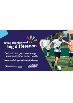 Ready to change - small changes make a big difference (digital screen)