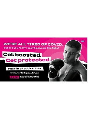 We're all tired of COVID (digital screen)