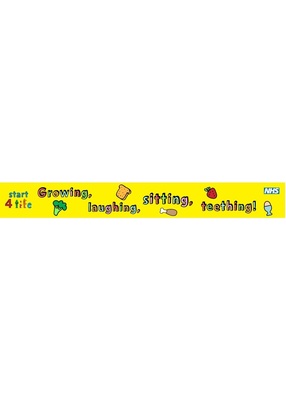 Growing, laughing, sitting, teething - weaning (leaderboard)