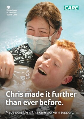 Chris made it further than ever before (leaflet)