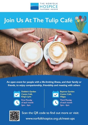 Join us at the Tulip Cafe (A4 poster)