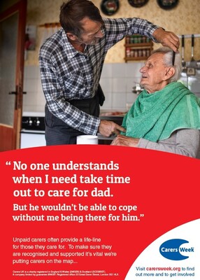 No-one understands when I need to take time out to care for dad (A4 poster)