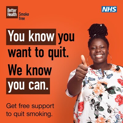 You know you want to quit. We know you can (orange social static)