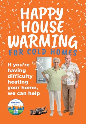 Happy house warming for cold homes (elderly)